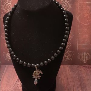 Rin's Unique Boutique - Half Off Halloween - Jack o Lantern Fairy Necklace